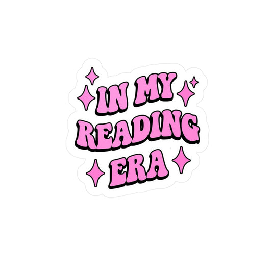 In My Reading Era Vinyl Decal - Perfect for Book Lovers & Reading Nooks