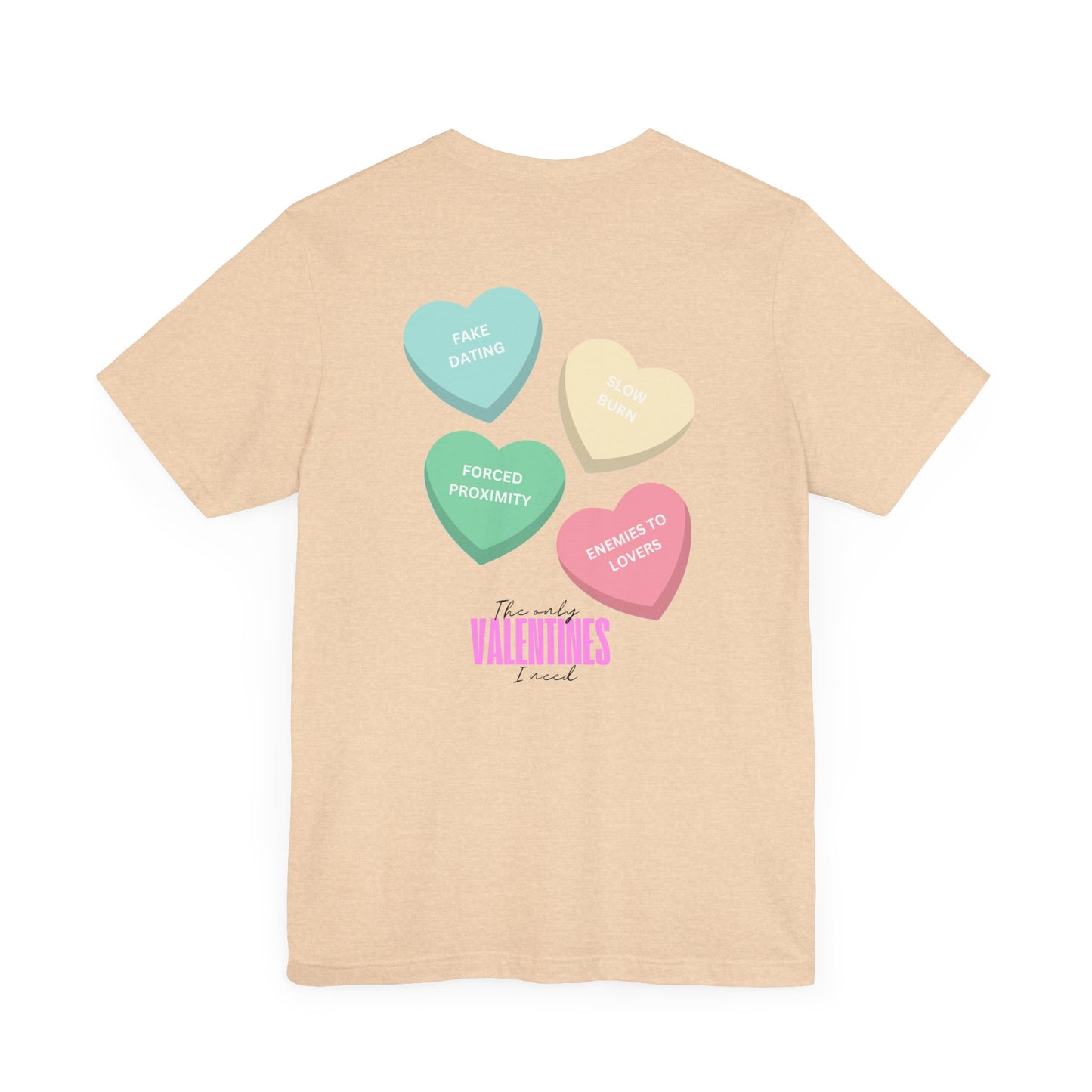 Valentine's Heart-Themed Unisex Tee | Cute Relationship Quotes