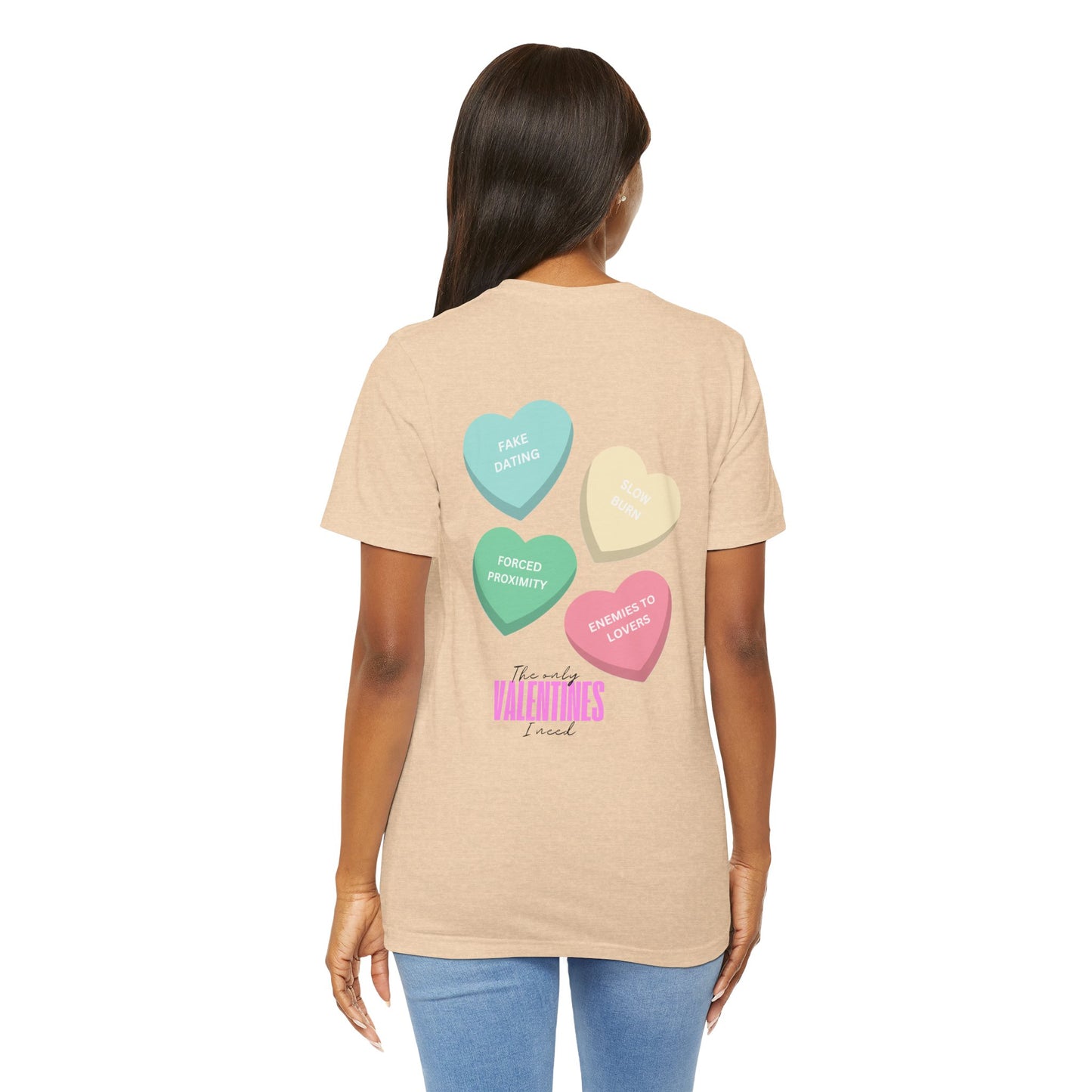 Valentine's Heart-Themed Unisex Tee | Cute Relationship Quotes